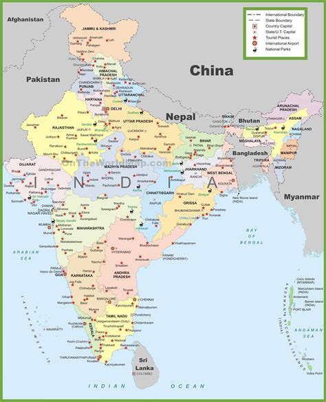 North India Map - Europe Map With Countries