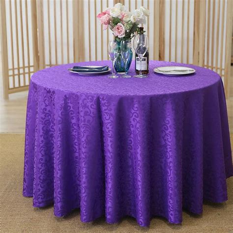 Wedding Decor Tablecloth Round Table Cloth Cover for Hotel Restrant ...