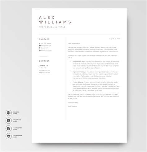 Brown Elegant Resume Template 120900, MS Word | Resumeway