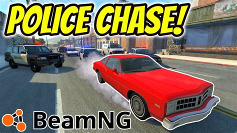 CRAZY POLICE CHASE In BeamNG Drive | BeamNG Drive Gameplay - YouTube