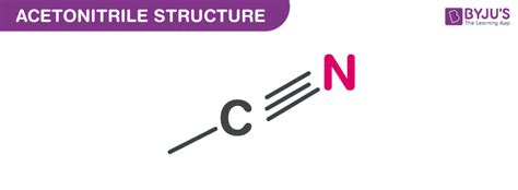 Acetonitrile (C2H3N) - Structure, Properties of Acetonitrile, Molecular ...