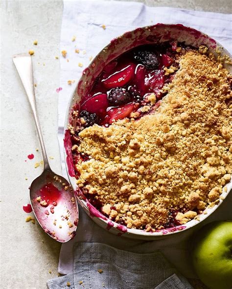 Blackberry and apple crumble | Recipe | Apple crumble recipe, Crumble ...