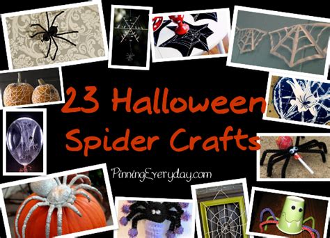 23 Halloween Spider Crafts - Pinning Everyday