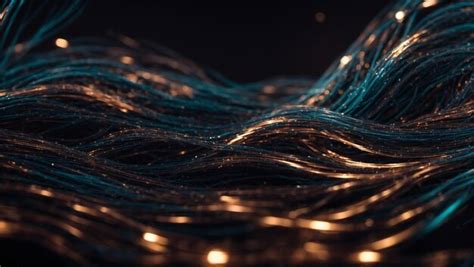 Premium AI Image | A Festive CloseUp of Twinkling String Lights