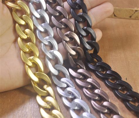 4 Colors Plastic Chain50pcs Chunky Chain Linksplastic Open - Etsy