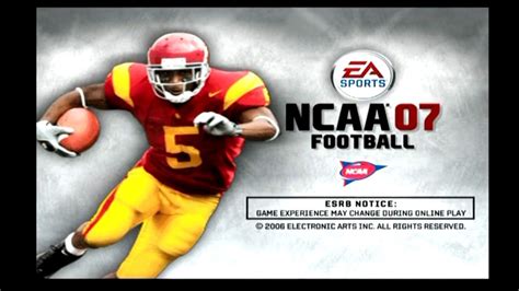 NCAA Football 07 -- Gameplay (PS2) - YouTube