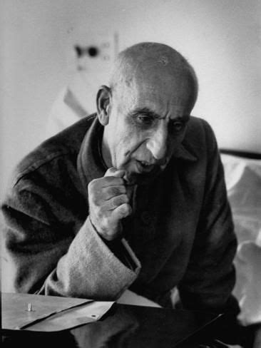 'Premier Mohammed Mossadegh, Giving an Answer with a Forceful Fist ...