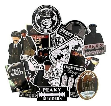 Peaky Blinders Decal Vinyl Stickers Assorted Lot of 18 Pieces | Etsy