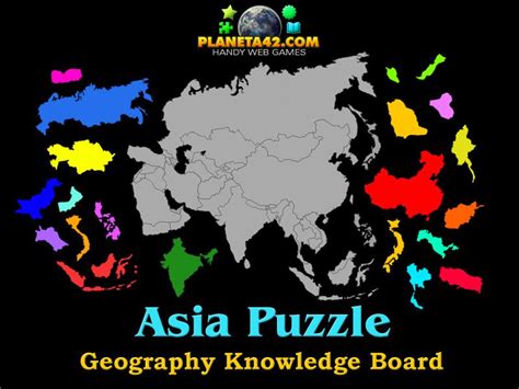 Asia Puzzle Online Learning Games, Free Online Games, Educational Games, Geography Games, Asia ...