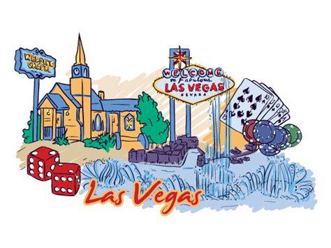 Illustration Eps Vector Las Vegas Vector Illustration - Designious