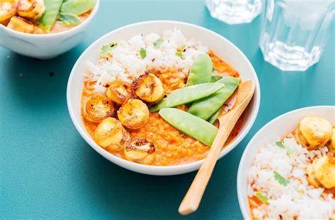 Banana Curry (Spicy Thai Style with Red Lentils) | Live Eat Learn