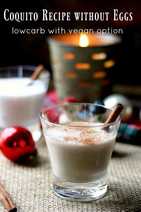 Low Carb Coquito Recipe without Eggs - Lowcarb-ology