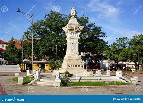 Monument for Father Jose Burgos in Vigan, Philippines with a Tree in the Background on a Sunny ...