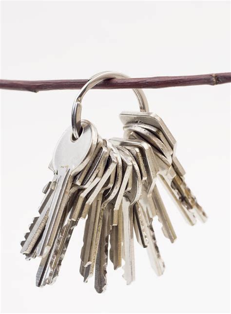 Bunch of keys stock image. Image of ring, small, macro - 10415783