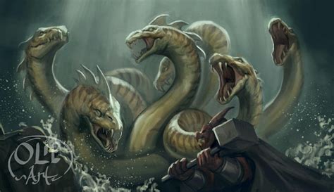 [Art] Hydra in the Sewers : DnD