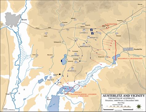 Map of the Battle of Austerlitz - December 2, 1805 (USMA)