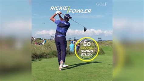 Rickie Fowler: 60 Second Swing Study by a GOLF Top 100 Teacher