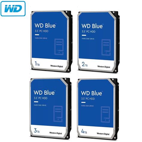 WD Blue 1TB 2TB 3TB 4TB HDD PC Desktop Hard Disk Drive 7200RPM 3.5" SATA