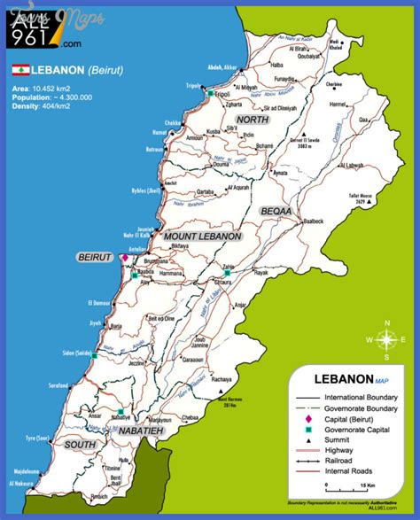 Beirut Map Tourist Attractions - ToursMaps.com