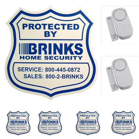 Adt Authentic Adt Home Security Alarm System Yard Signs 10 Window ...