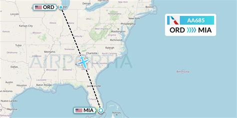 AA685 Flight Status American Airlines: Chicago to Miami (AAL685)