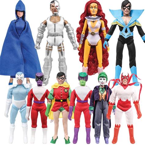 Teen Titans Retro Action Figures Series: Special Deal With 10 Loose Figures