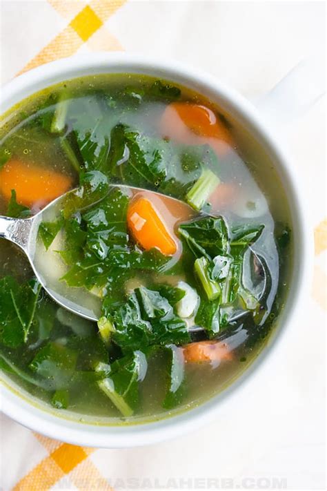 Fresh Turnip Green Soup Recipe [+Video] 🥬 MasalaHerb.com