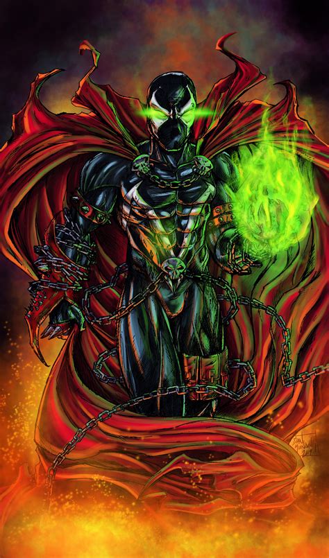 Spawn fan art drawn and colored by me [OC] : r/fanart