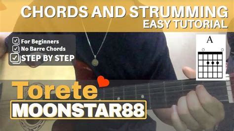 Torete - Moonstar88 | Easy Guitar Chords Tutorial x Step By Step | For Beginners - YouTube