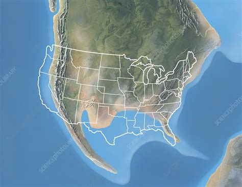 North America, Late Jurassic period - Stock Image - E402/0167 - Science ...