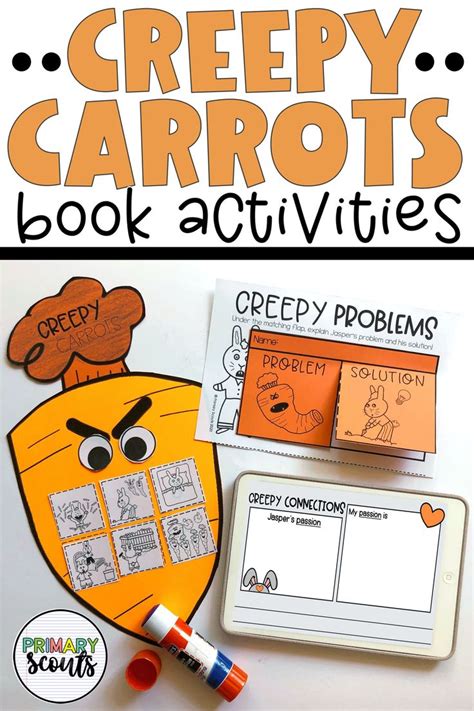 CREEPY CARROTS Read Aloud Activities | Halloween Craft | Halloween Read ...