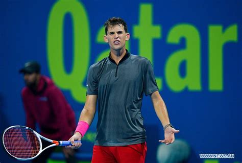 Highlights of ATP Qatar Open Tennis match - Xinhua | English.news.cn