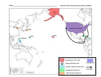 US Imperialism Map Assignment by Mr Flemings History Store | TPT