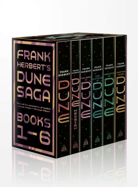 Frank Herbert's Dune Saga 6-Book Boxed Set: Dune, Dune Messiah, Children of Dune, God Emperor of ...