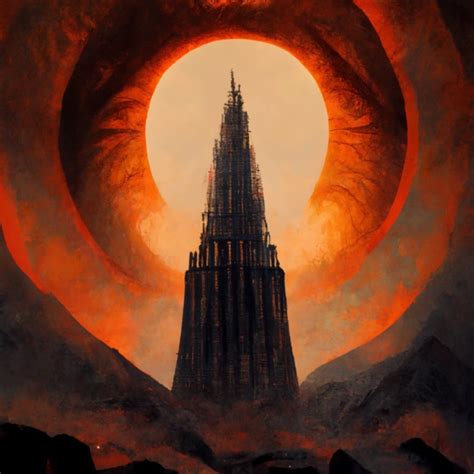 barad dur with sauron eye mordor | Midjourney | OpenArt