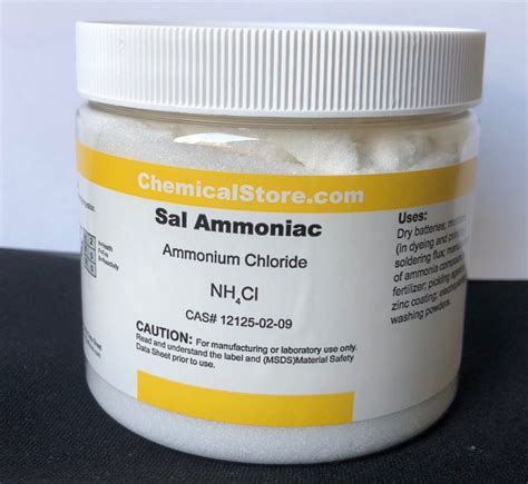 Ammonium Chloride, 99.9%, Treated, Technical – Z Chemicals