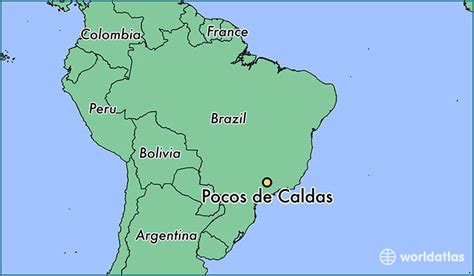 Where is Pocos de Caldas, Brazil? / Pocos de Caldas, Minas Gerais Map - WorldAtlas.com