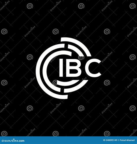 IBC Letter Logo Design On Black Background. IBC Creative Initials ...