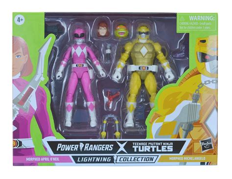 More TMNT x Power Rangers Crossover Figures Arrive From Hasbro