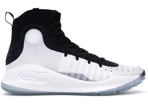 Under Armour Curry 4 White Black Men's - 1298306-007 - US