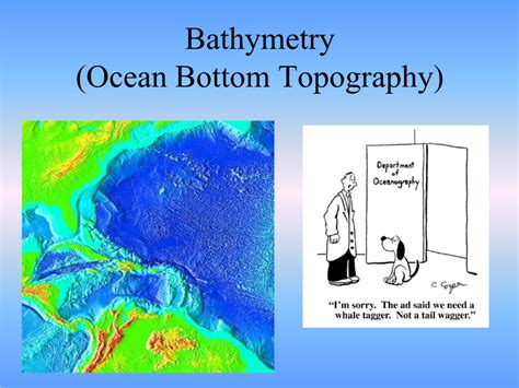 Bathymetry (Ocean Bottom Topography) Hmm, What Does the Ocean Floor ...