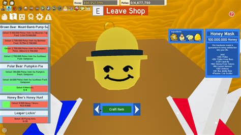 I finally got honey mask : r/BeeSwarmSimulator