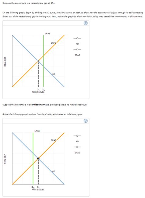 Solved Suppose the economy is in a recessionary gap at On | Chegg.com