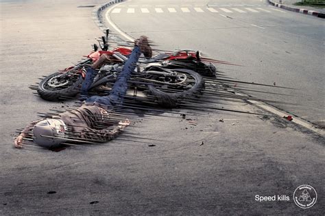 Accident Prevention Network Print Advert By Ogilvy: Motorcycle | Ads of the World™