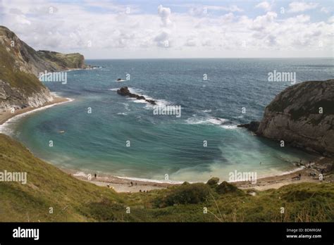 Man of War Bay Dorset Stock Photo - Alamy