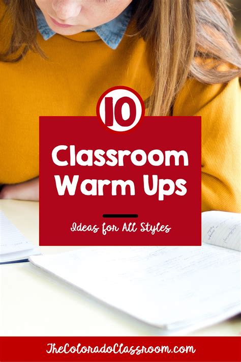 10 Outstanding Warm Up Activities for Upper Elementary Classrooms ...