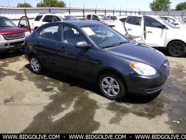 Used 2009 HYUNDAI ACCENT GLS Sedan 4 Door Car From IAA Auto Auction | BidGoLive Blog : Used Car ...