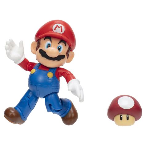 Nintendo Super Mario 4 inch Articulated Action Figure Assortment - Walmart.com