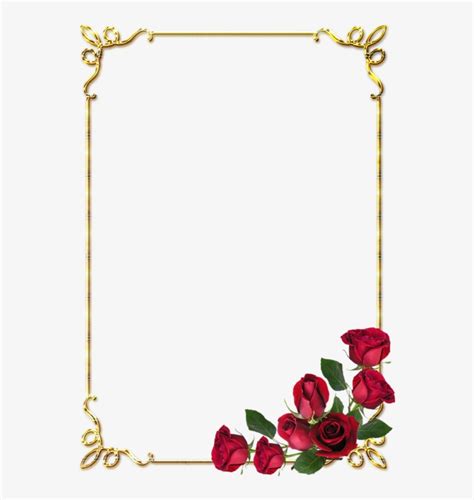 Фотки Page Borders, Frames Png, Borders For Paper, - Roses Transparent ...