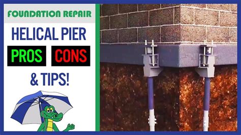 🐊Helical Piers for Foundation Repair? Pros, Cons & Homeowner Tips - YouTube